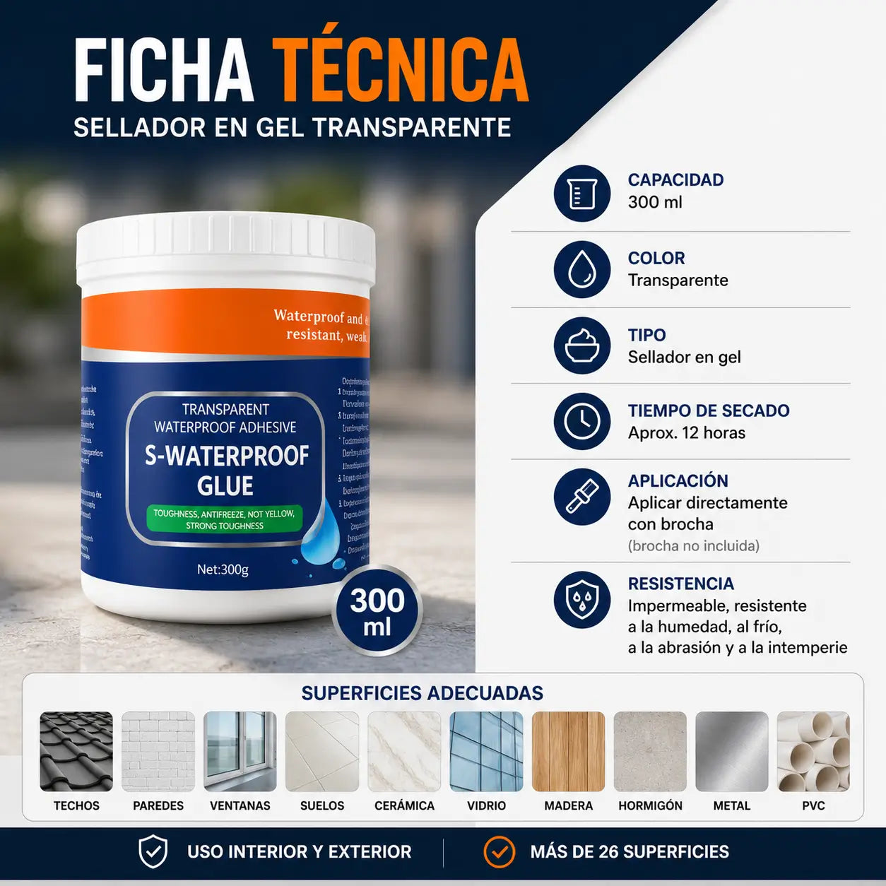 SellaPro™ | Elimina filtraciones y grietas sin llamar a un gasfiter | OFERTA 3X1