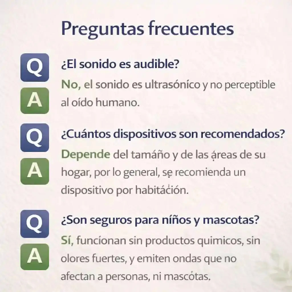 Repelente SafeHome Pro - Protege a tu familia de plagas sin químicos tóxicos