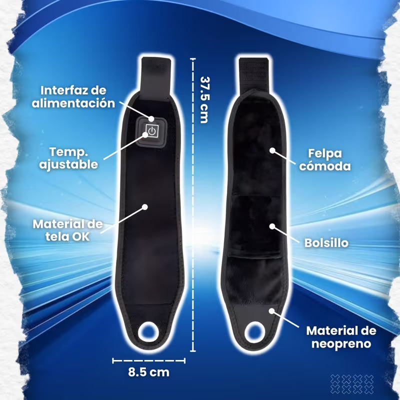 Muñequera AlivioTherm™ - Terapia de CALOR para reducir el DOLOR de muñeca desde casa