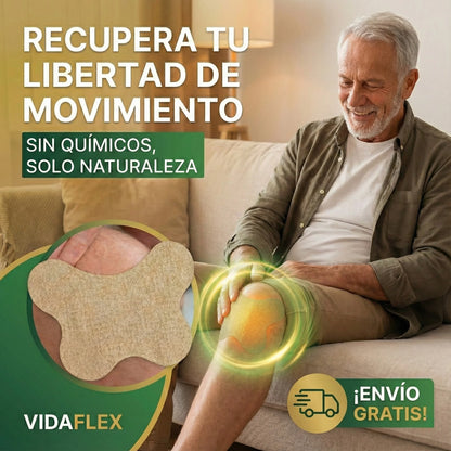 Parches VidaFlex - ¡Dile adiós al dolor que te frena! Recupera la libertad de tus rodillas!