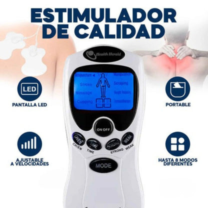 Electro Estimulador PainRelief Pro - Alivia dolor y tensión muscular en minutos desde casa