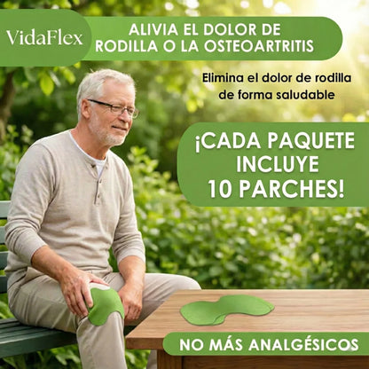 Parches VidaFlex - ¡Dile adiós al dolor que te frena! Recupera la libertad de tus rodillas!