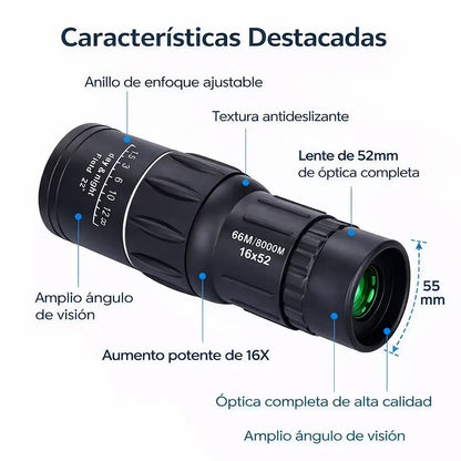 Monocular VistaPro Zoom® - Acerca paisajes y detalles lejanos en segundos