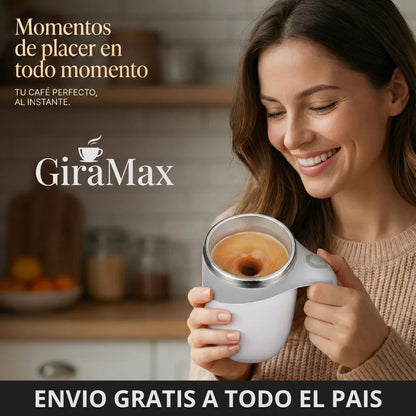 GiraMax™ - Taza Térmica Automezclable & Portátil (Frío/Calor)