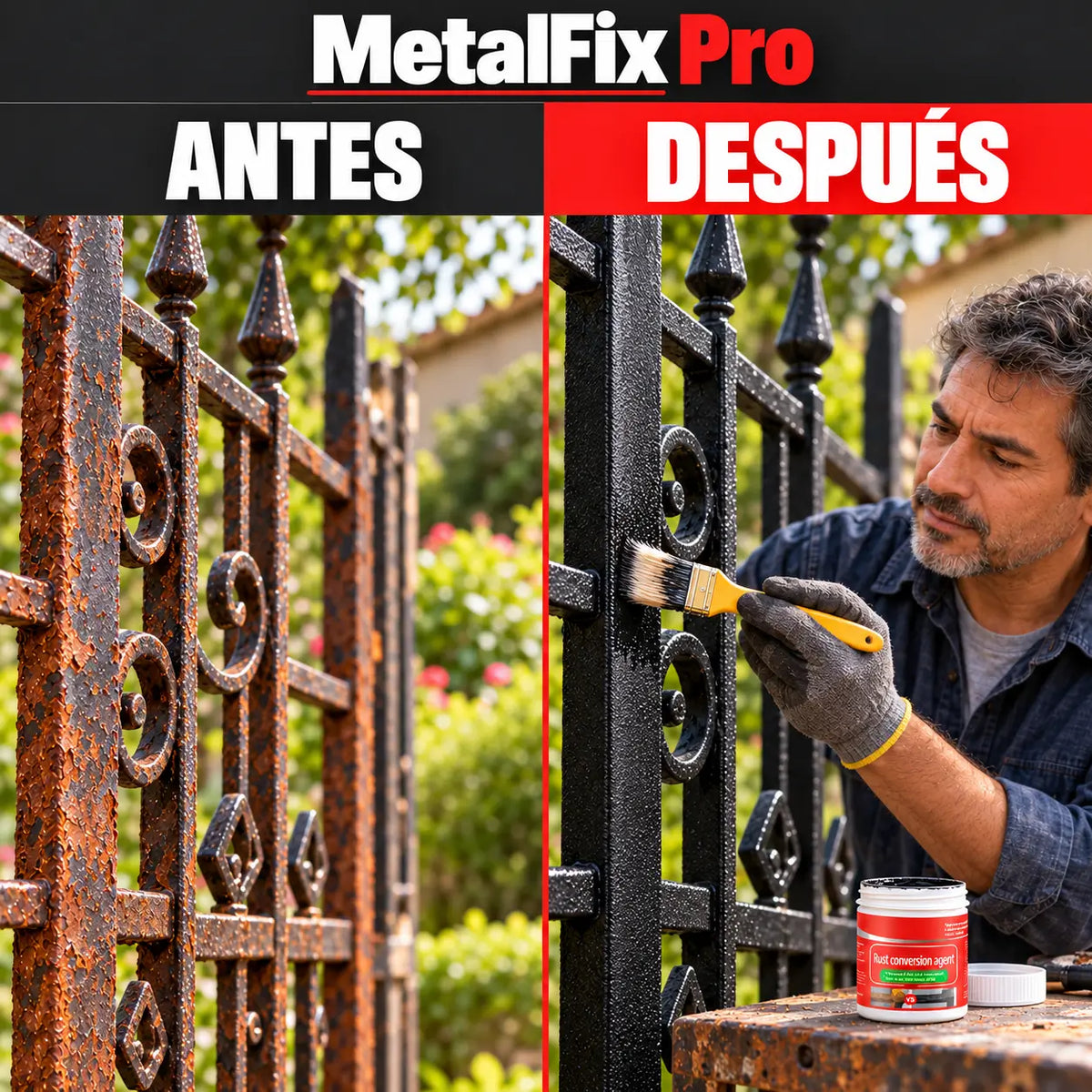 MetalFix Pro – Tus rejas oxidadas restauradas en minutos, sin esfuerzo