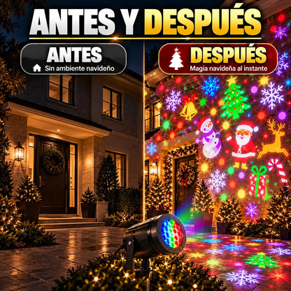 NaviGlow – Proyector navideño LED que decora tu casa en segundos