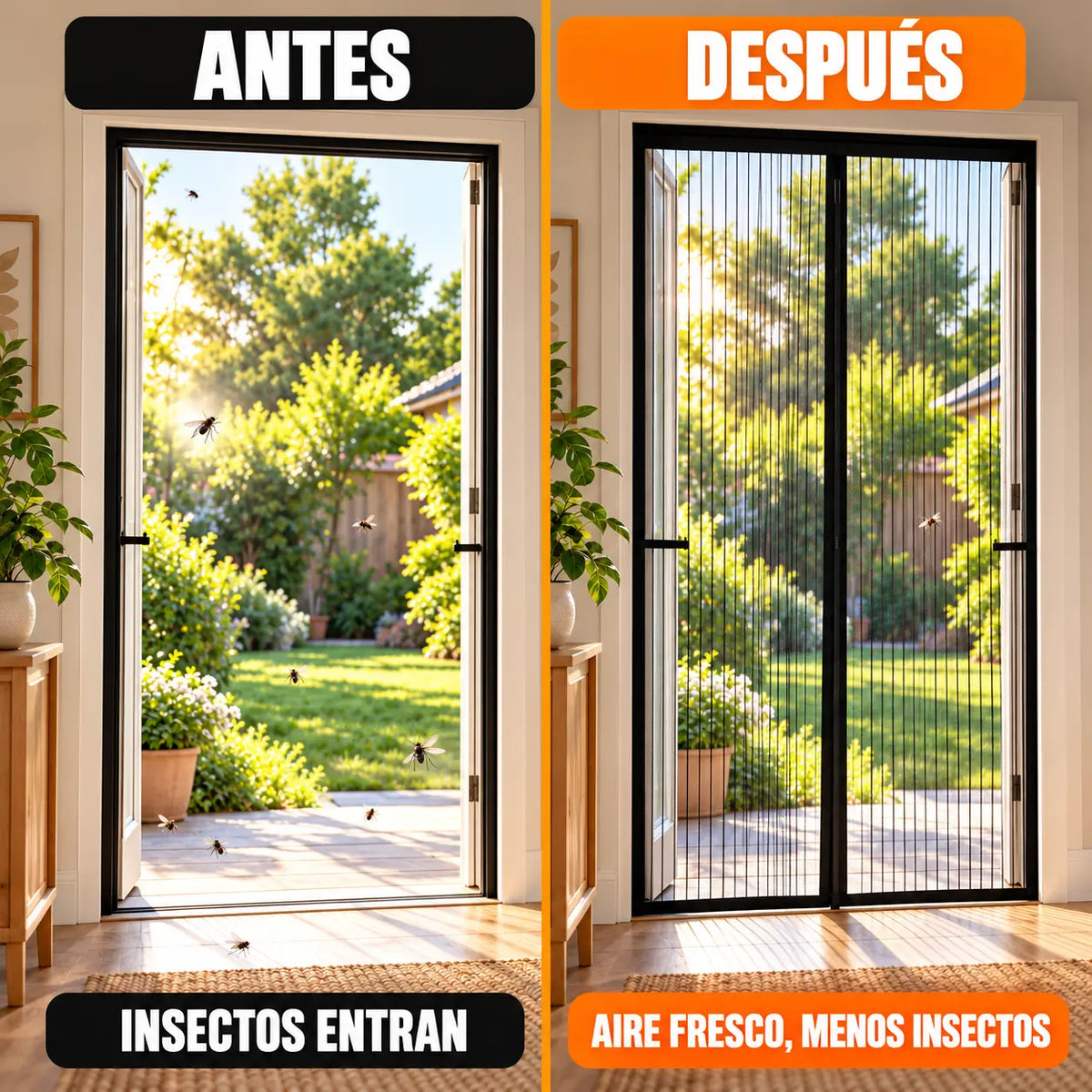 PuertaFresh 360 – Adiós mosquitos sin sacrificar ventilación ni comodidad