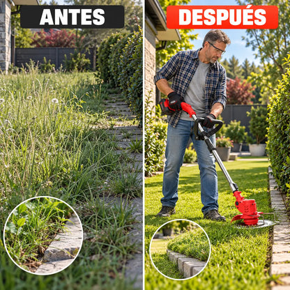 PowerGarden Max – Deja de luchar con cables y bordes de pasto difíciles
