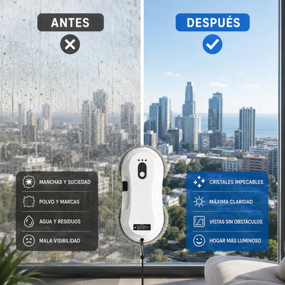 ClearBot™ – Limpia ventanas sin esfuerzo ni riesgo en altura