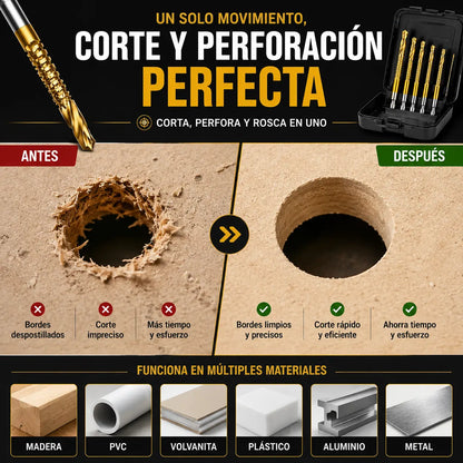 DrillCut™ – Deja de cambiar brocas: una herramienta para todo material