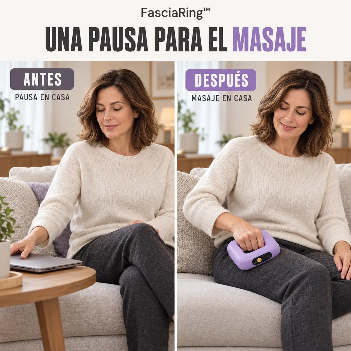 FasciaRing™ – Masajeador abdominal 3 en 1 que trabaja mientras tú descansas