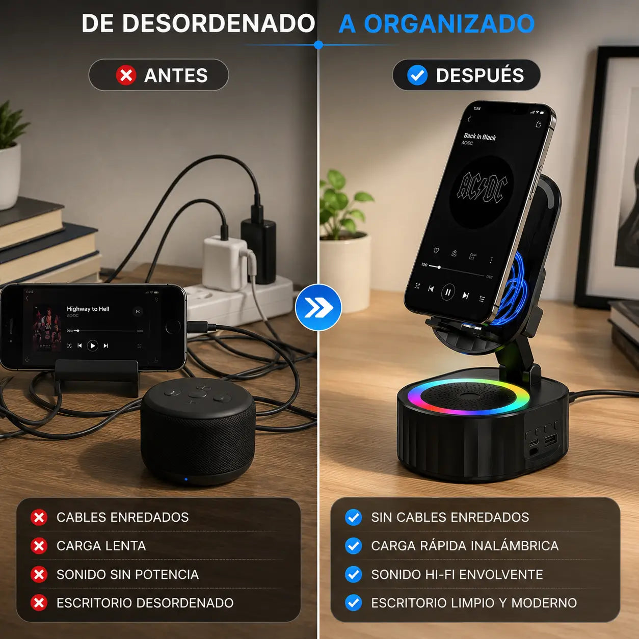 SoundDock™ – Deja de usar varios gadgets con un solo dispositivo