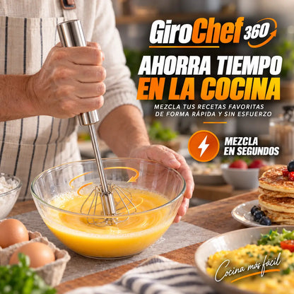 GiroChef 360 | Deja de batir a mano y perder tiempo en la cocina