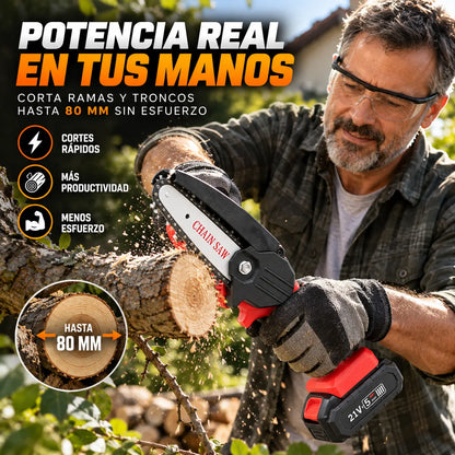 PodaFlex Pro – Deja de luchar con ramas: sierra eléctrica de mano