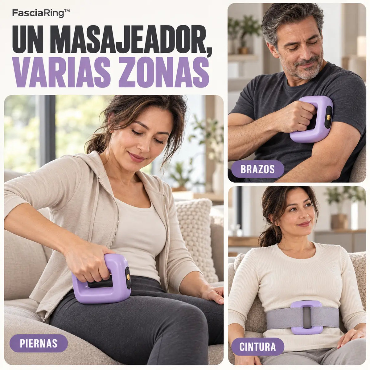 FasciaRing™ – Masajeador abdominal 3 en 1 que trabaja mientras tú descansas