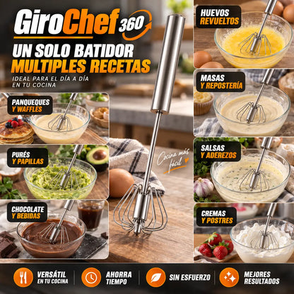 GiroChef 360 | Deja de batir a mano y perder tiempo en la cocina