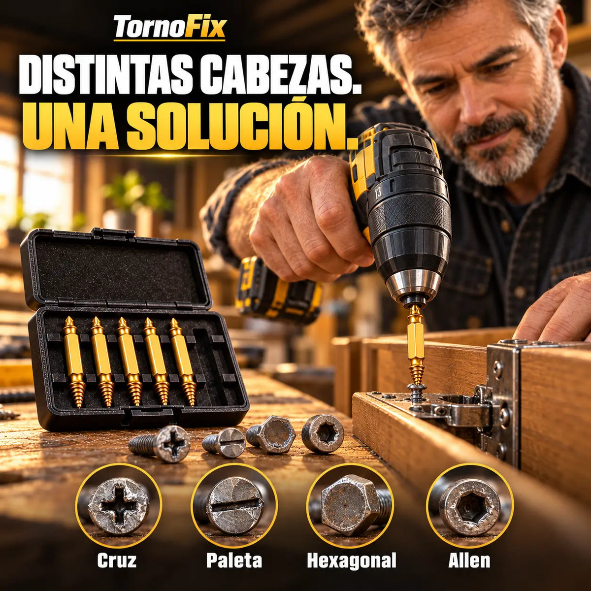 TornoFix – Nunca más pierdas un proyecto por un tornillo roto