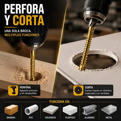 DrillCut™ – Deja de cambiar brocas: una herramienta para todo material