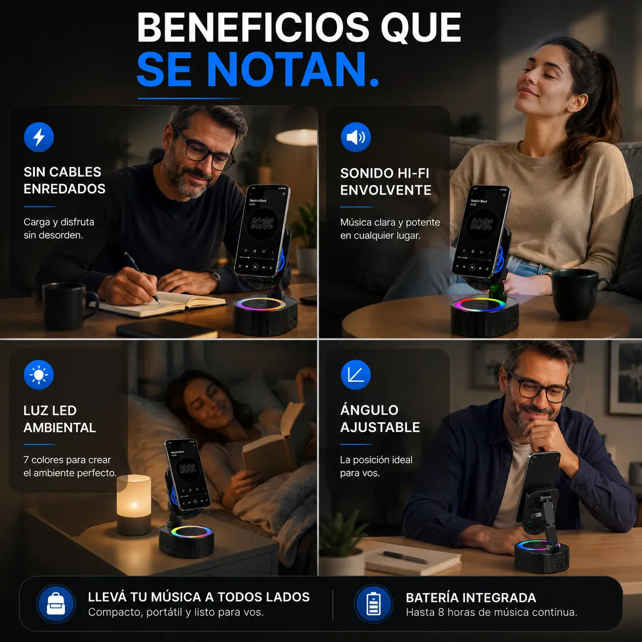 SoundDock™ – Deja de usar varios gadgets con un solo dispositivo