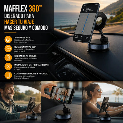 MagFlex 360™ | Fija tu celular en segundos en cualquier superficie