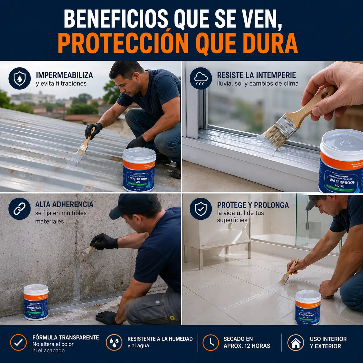 SellaPro™ | Elimina filtraciones y grietas sin llamar a un gasfiter | OFERTA 3X1