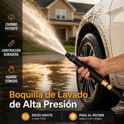 HidroMax™ – Pistola de agua 3 en 1 alta presión para auto y jardín