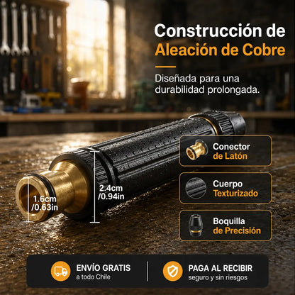 HidroMax™ – Pistola de agua 3 en 1 alta presión para auto y jardín