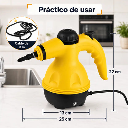 VaporPro™ Limpiadora a Vapor Portátil + Guatero de Regalo