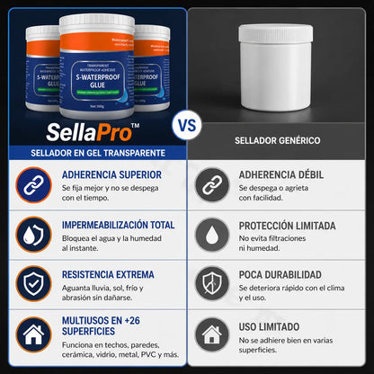 SellaPro™ | Elimina filtraciones y grietas sin llamar a un gasfiter | OFERTA 3X1