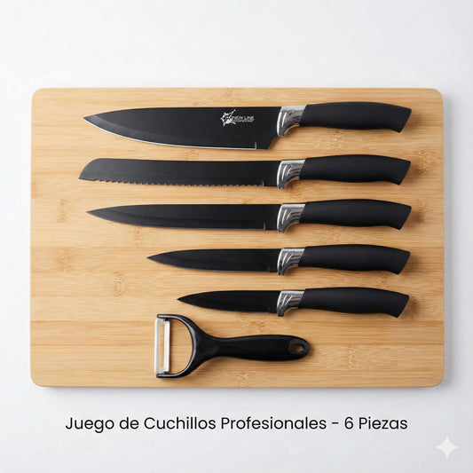 Juego de 6 Cuchillos Profesionales
