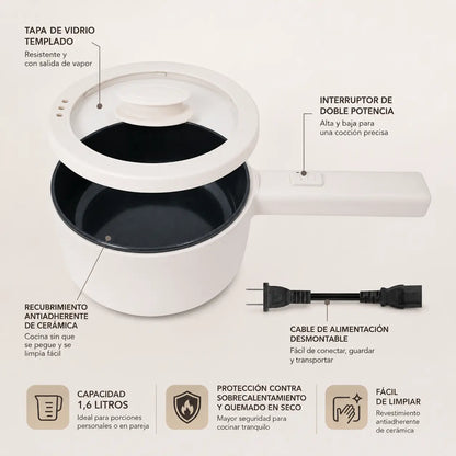 CocinaFácil Pro - Tu cocina completa en una sola olla eléctrica