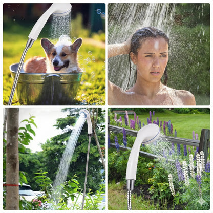 DuchaFlex: Adiós al baño hecho un desastre por tu mascota y a quedarte sin ducha en camping (agua al instante donde estés)