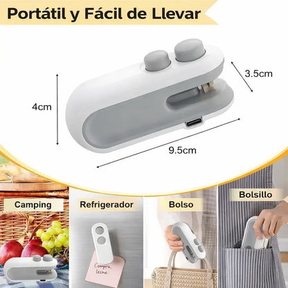Sellador FreshSeal Pro – Sellá tus bolsas en segundos y mantené tu comida fresca por más tiempo