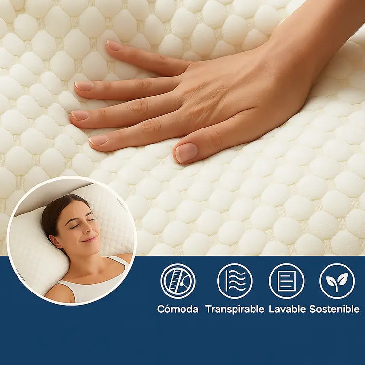 Almohada CerviLux™ - Sueño reparador con soporte cervical perfecto