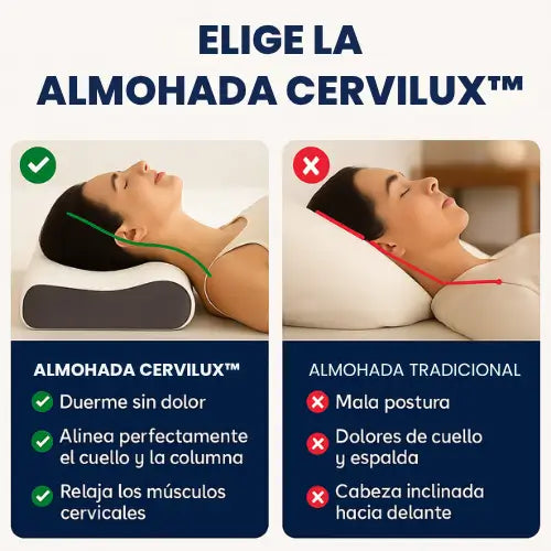 Almohada CerviLux™ - Sueño reparador con soporte cervical perfecto