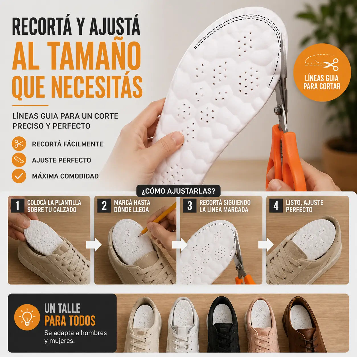 AliviaStep™ | plantilla 4D con soporte de arco para caminar sin dolor