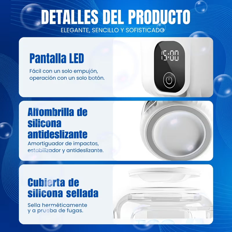 Mini Lavadora EasyWash Care® - Lava tu ropa sin esfuerzo ni agacharte