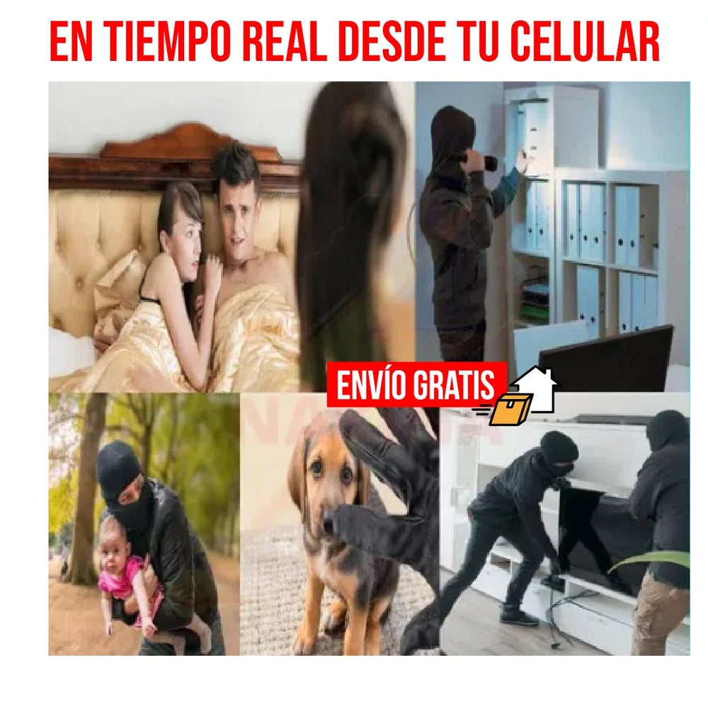 SpyCam - Mini Camara Espia- Recupera tu tranquilidad cuando no estás, tu guardián las 24 horas