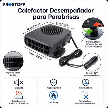 FrostOff™ — Adiós vidrios empañados en segundos
