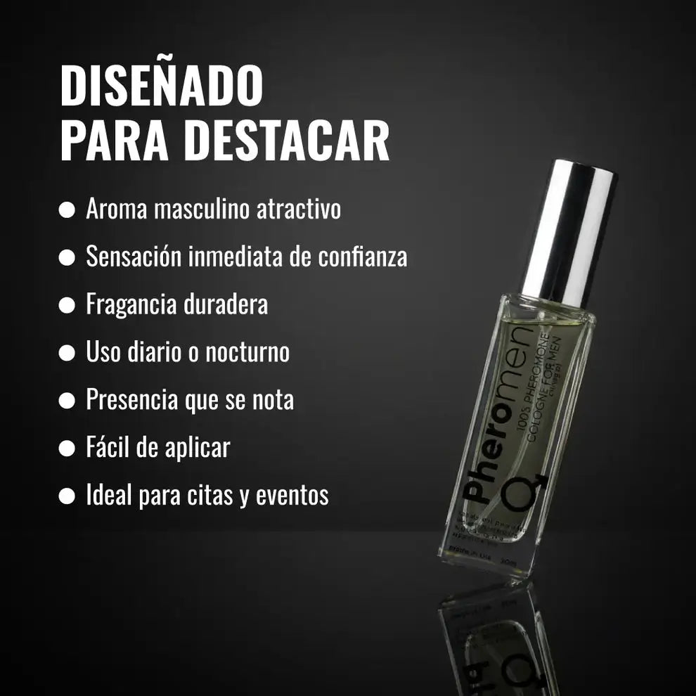Fragancia PheroMen™ — "El perfume que trabaja cuando tú no dices nada"