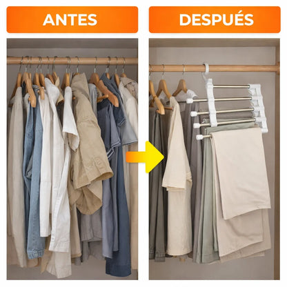 Perchero SpacePro Organizer - Multiplica el Espacio de tu Closet hasta por 9