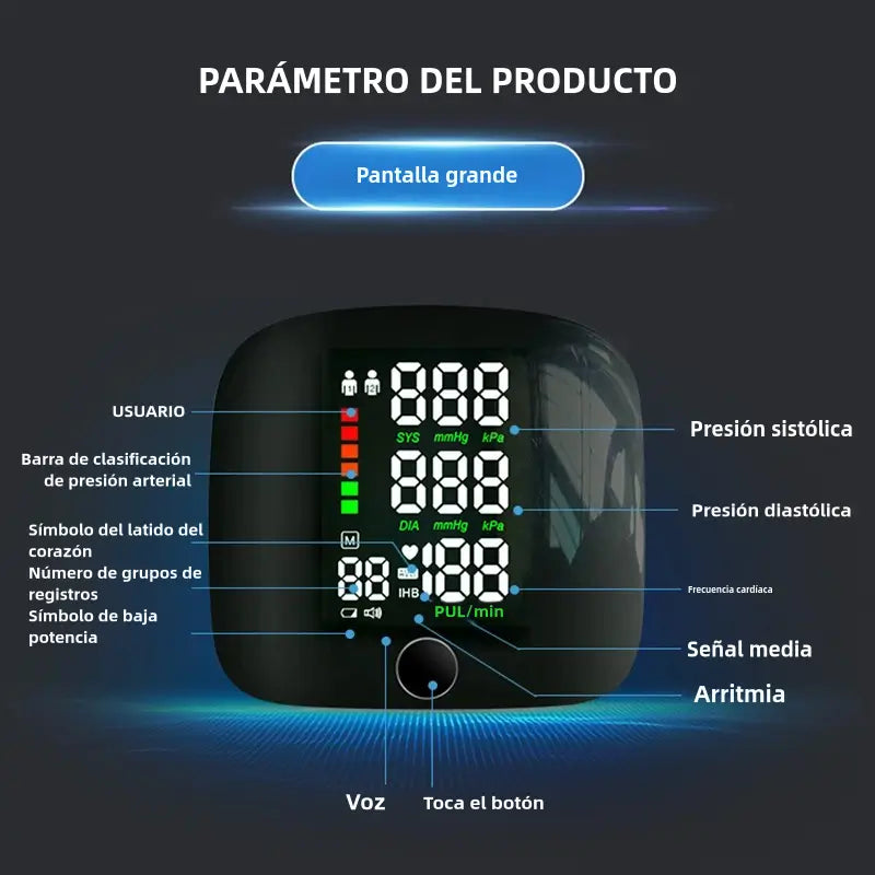 PACK FamilyCare Plus Tensiometro + Oximetro - Control profesional de presión y oxígeno para toda tu familia