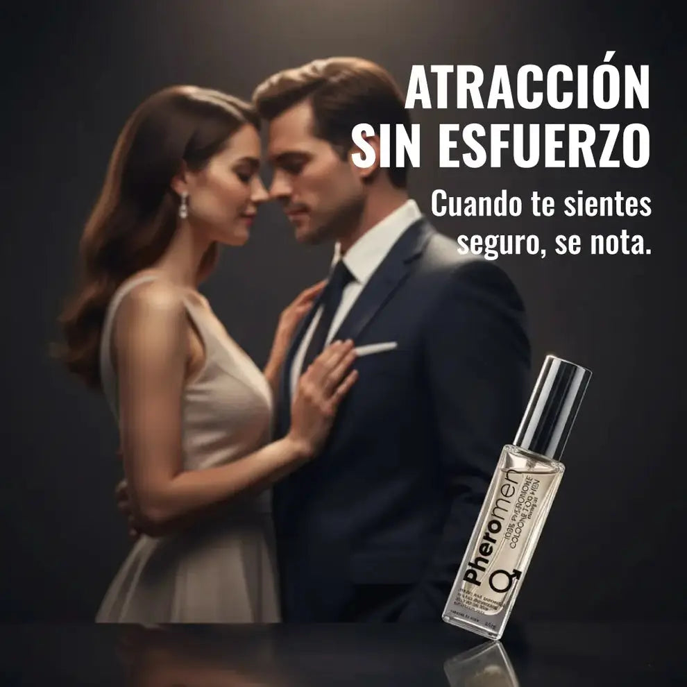 Fragancia PheroMen™ — "El perfume que trabaja cuando tú no dices nada"