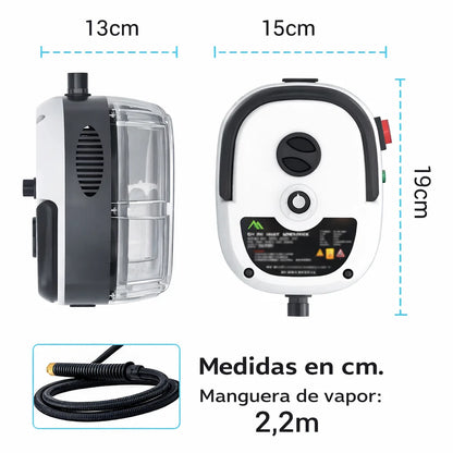 Limpiadora VaporClean Elite — Limpieza profunda al vapor para tu hogar y auto. Listo en 10 segundos.