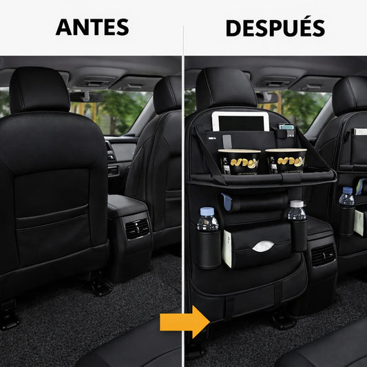 AutoMate Organizer - Orden real atrás + mesita lista para usar