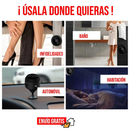 SpyCam - Mini Camara Espia- Recupera tu tranquilidad cuando no estás, tu guardián las 24 horas
