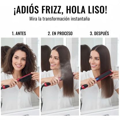 Cepillo Lissora Pro - Alisa y controla el frizz en minutos, desde casa