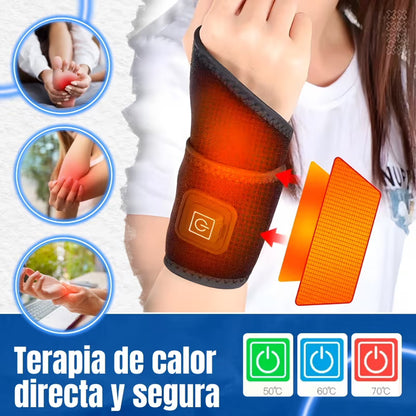 Muñequera AlivioTherm™ - Terapia de CALOR para reducir el DOLOR de muñeca desde casa