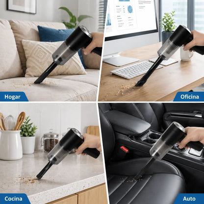 DustPro 2 en 1 - Aspira y sopla el polvo oculto en tu auto, teclado y rincones difíciles