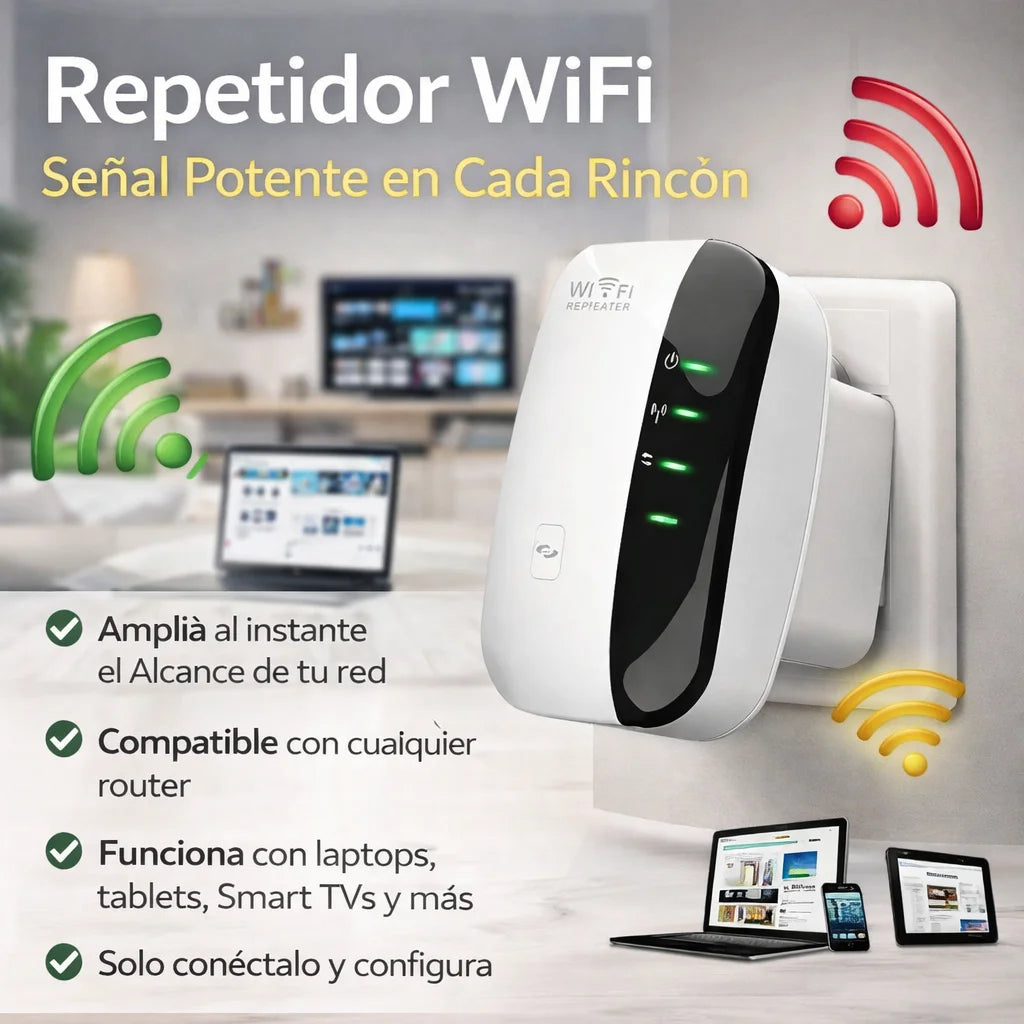 SignalPro - Amplía tu Wi-Fi y elimina cortes en toda la casa